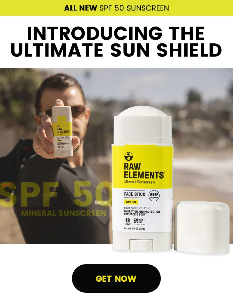 RAW ELEMENTS All natural organic mineral sunscreen SPF 50