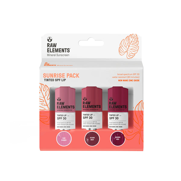 SPF 30 TINTED LIP SUNRISE PACK .15 oz - 3 Pack