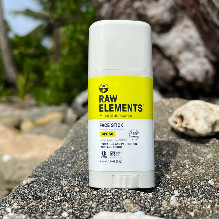 RAW ELEMENTS SPF50 STICK All natural mineral organic sunscreen perfect hydration & UV protection