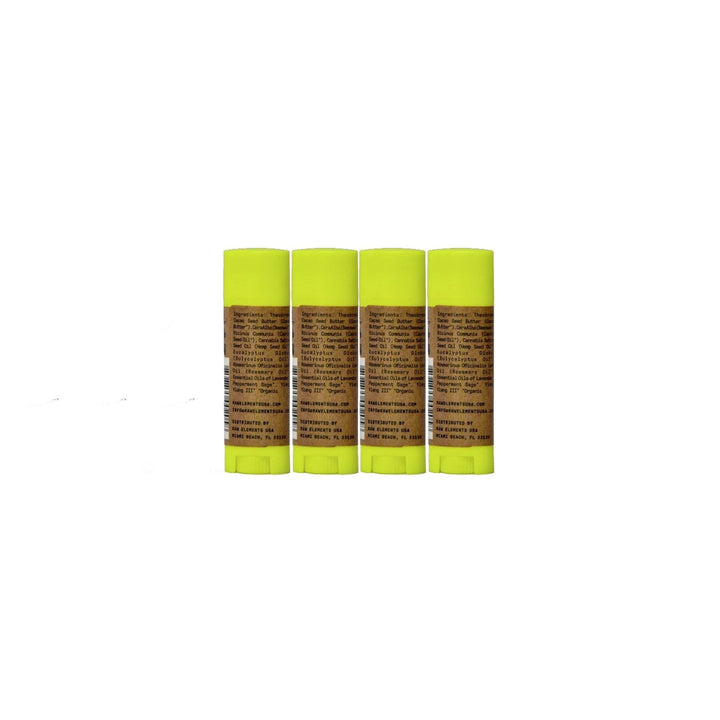 RAW ELEMENTS Herbal Rescue Natural Lip Balm 4-Pack  BACK