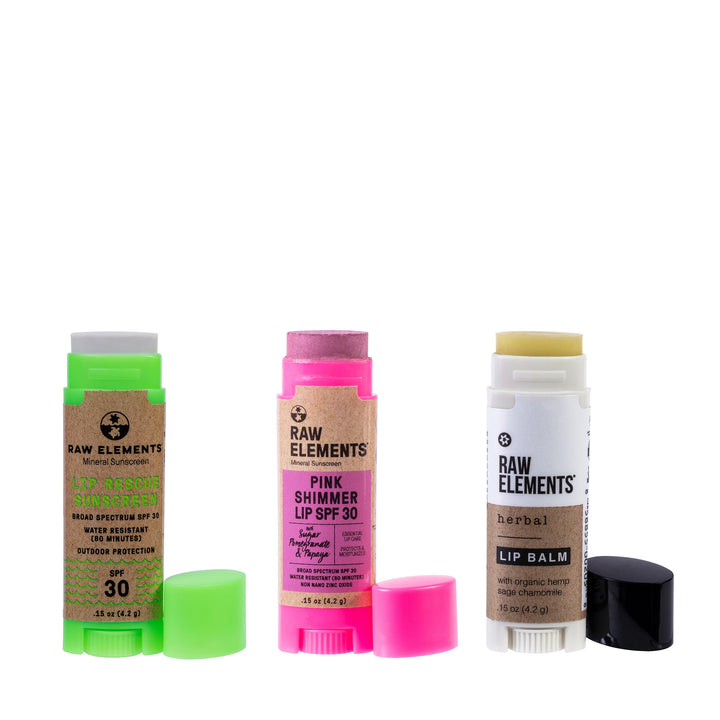 RAW ELEMENTS Natural Lip Protection Pack BACK
