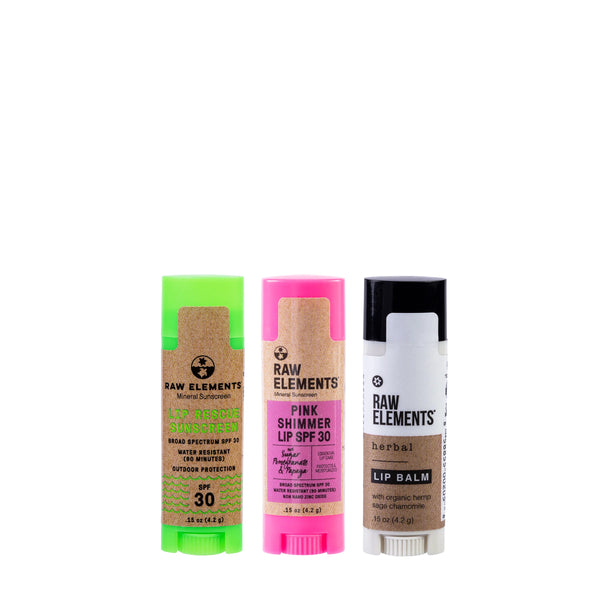 RAW ELEMENST Natural Lip Protection Pack
