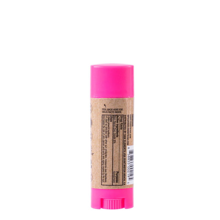 RAW ELEMENTS Pink Lip Shimmer SPF 30 Natural Sunscreen BACK